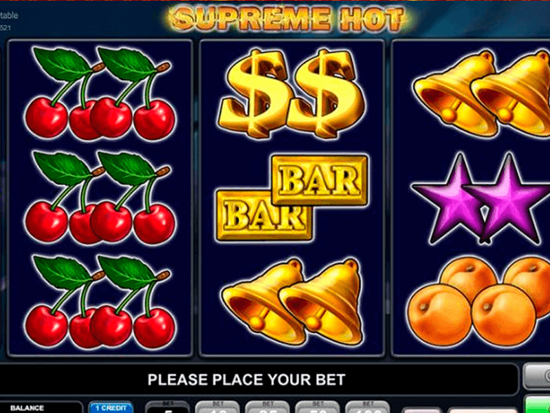 Supreme Hot - maszyna hazardowa w stylu retro